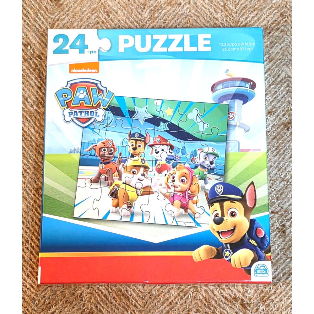 Nickelodeon PAW Patrol 24-Piece Jigsaw Puzzle Bundle (Set of 2) – Brand New